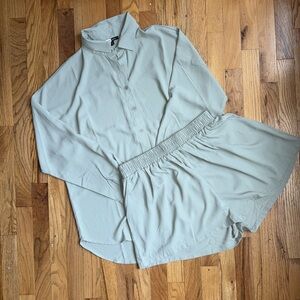 Women’s Light Green Set Size L